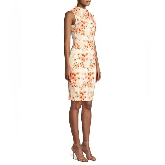 NWOT BLACK HALO Corrine Floral Sheath Dress (Size 0/XS) - Picture 3 of 8